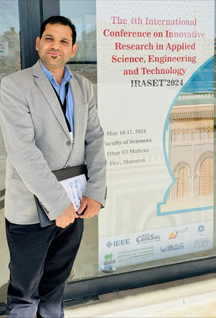 Representing PMU at ICIRASET 2024 in Fez, Morocco