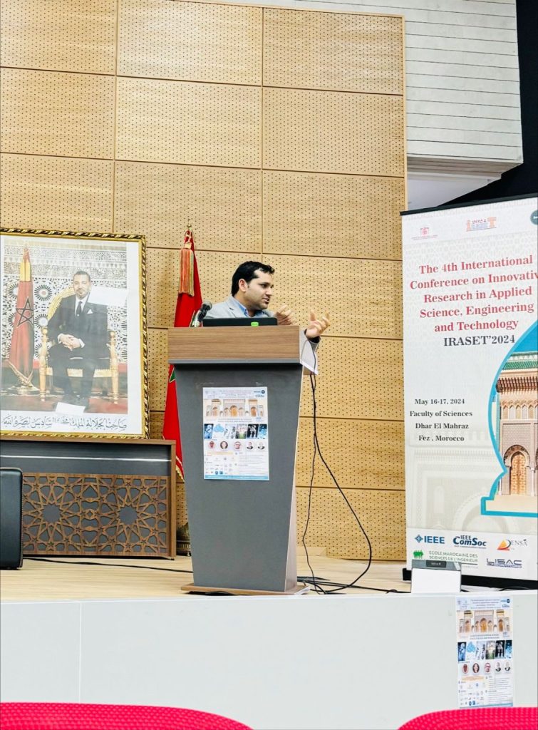 Representing PMU at ICIRASET 2024 in Fez, Morocco