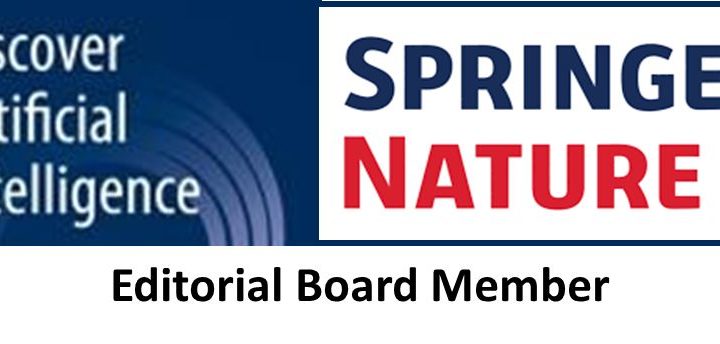 Joined the Editorial Board of Discover Artificial Intelligence (Springer Nature)
