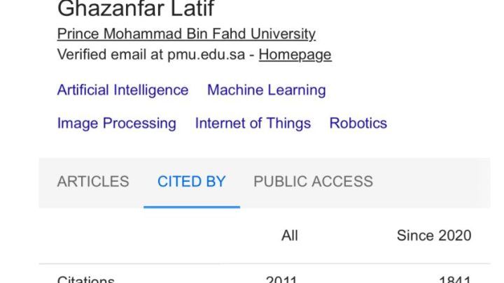 2,000 citations on Google Scholar