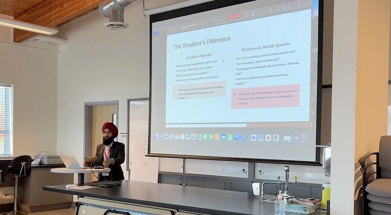 Gursahib Singh receives the AAIFS Best Student Paper Award