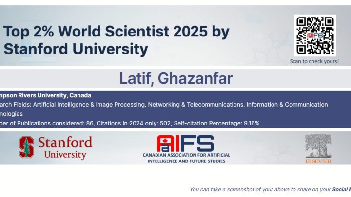 Named in the World’s Top 2% Scientists for the second consecutive year