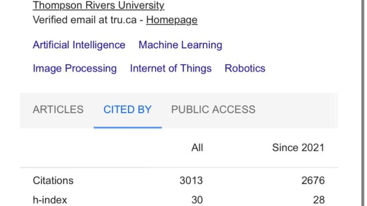 Google Scholar milestone: 3,000+ citations, h-index 30 and i10-index 64