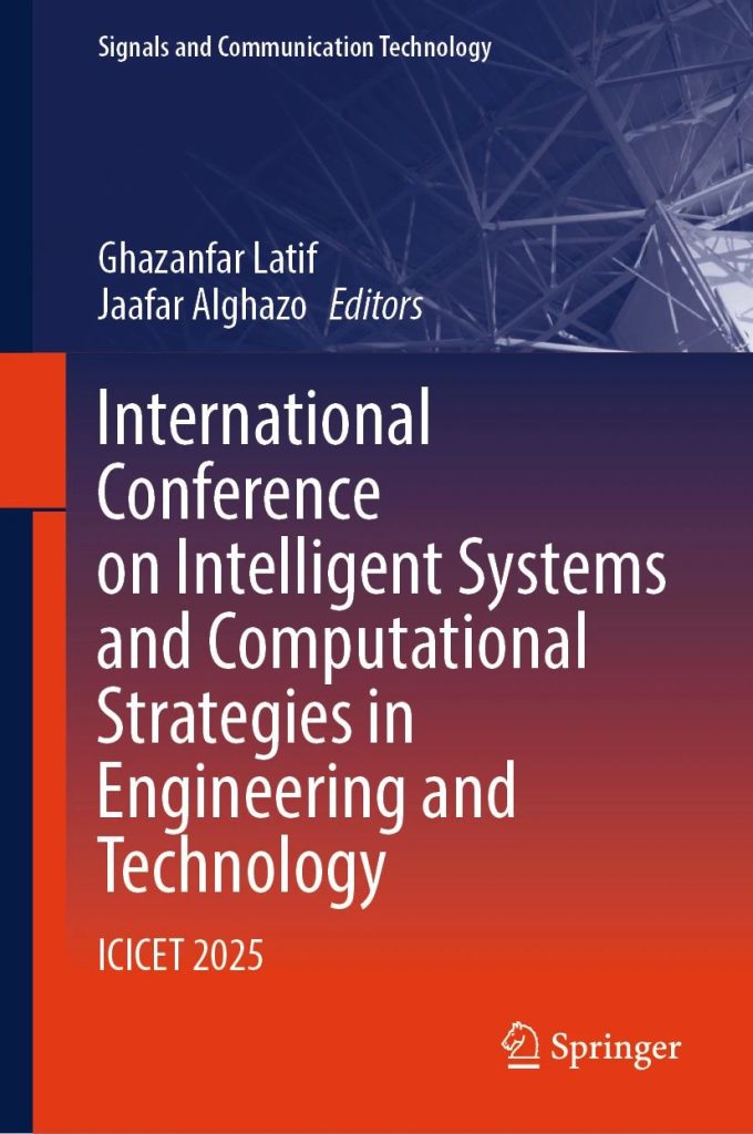 First edited book published by Springer Nature: selected research from ICICET 2025