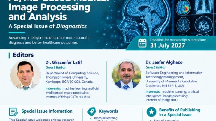 4th edition of the Diagnostics special issue on AI/ML-based medical image processing launched