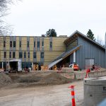 Construction continues on Thompson Rivers University's new Indigenous Centre, 19 October 2026 (photo: Charles Rankin / The Omega)